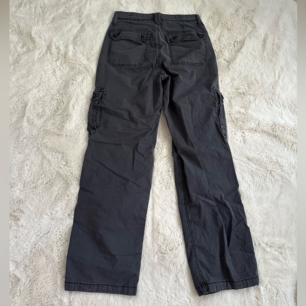 American Eagle Outfitters black / gray cargo pants